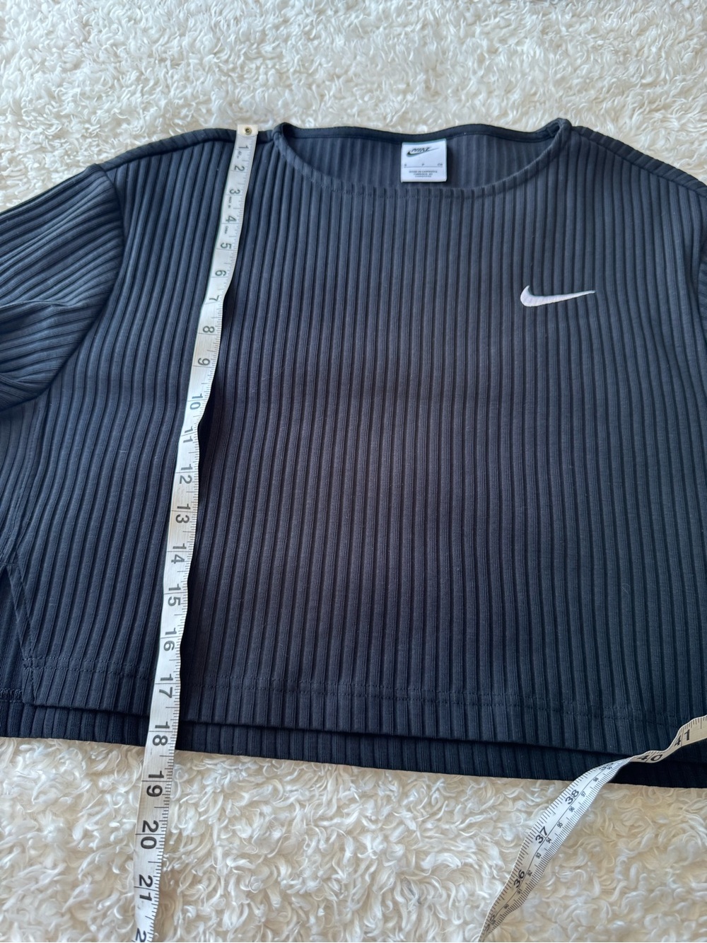 Nike Sportswear High Waisted Ribbed Jersey Pants & Top Set DV7868 DV7870 Small - Picture 5 of 13